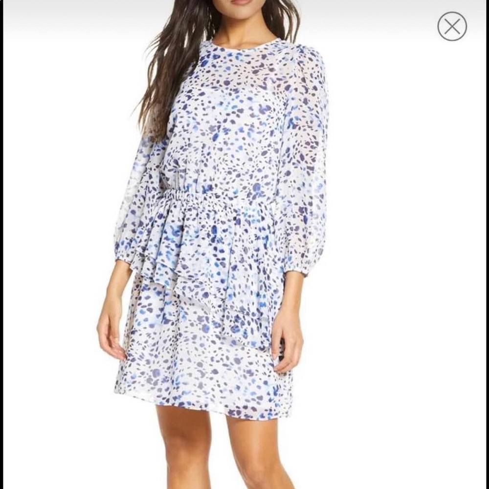 Eliza J spotted dress